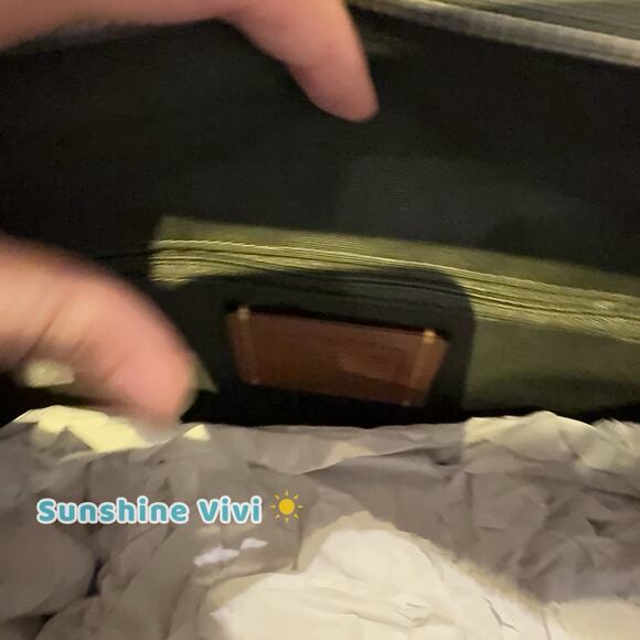 NWT Coach Jude Duffle Bag CCL10 Suede Army Green - Picture 6 of 7